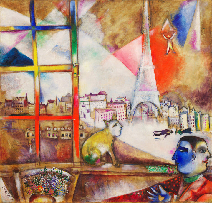 París a través de la ventana, Chagall