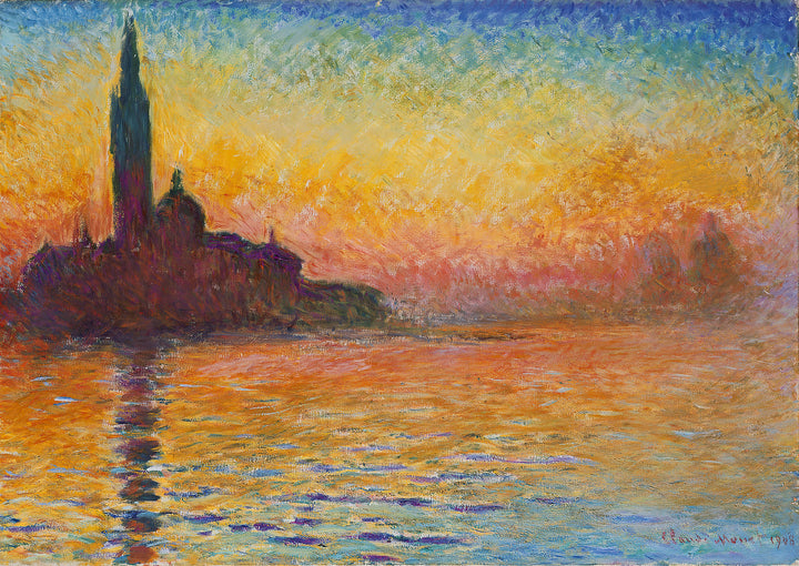 Crepúsculo en Venecia, Monet
