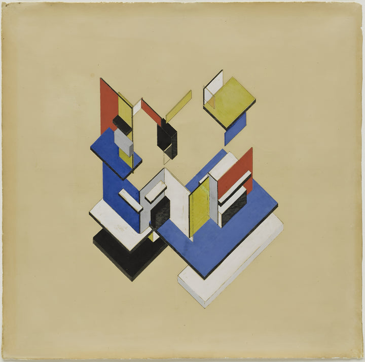 Proyecto de contra-construcción (axonométrico), Theo van Doesburg