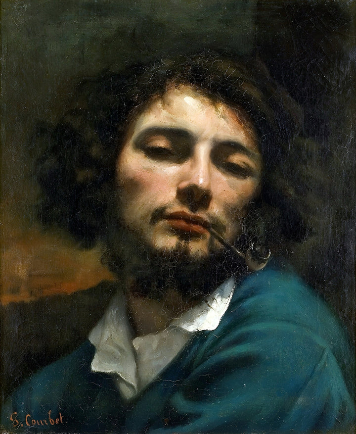 El hombre con la pipa, Gustave Courbet