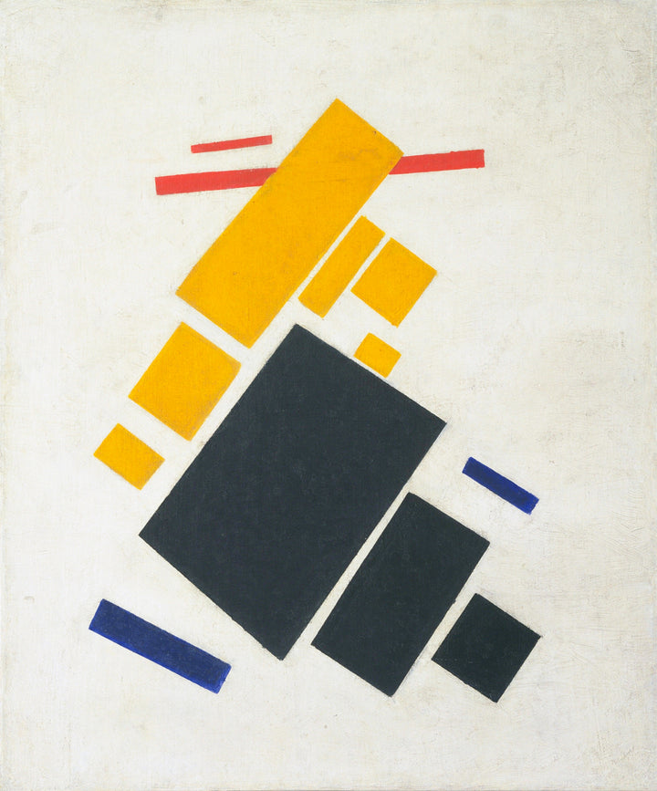 Composición suprematista: Avión volando 1915, Malévich