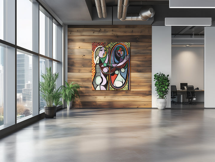 Chica frente a un espejo, Pablo Picasso