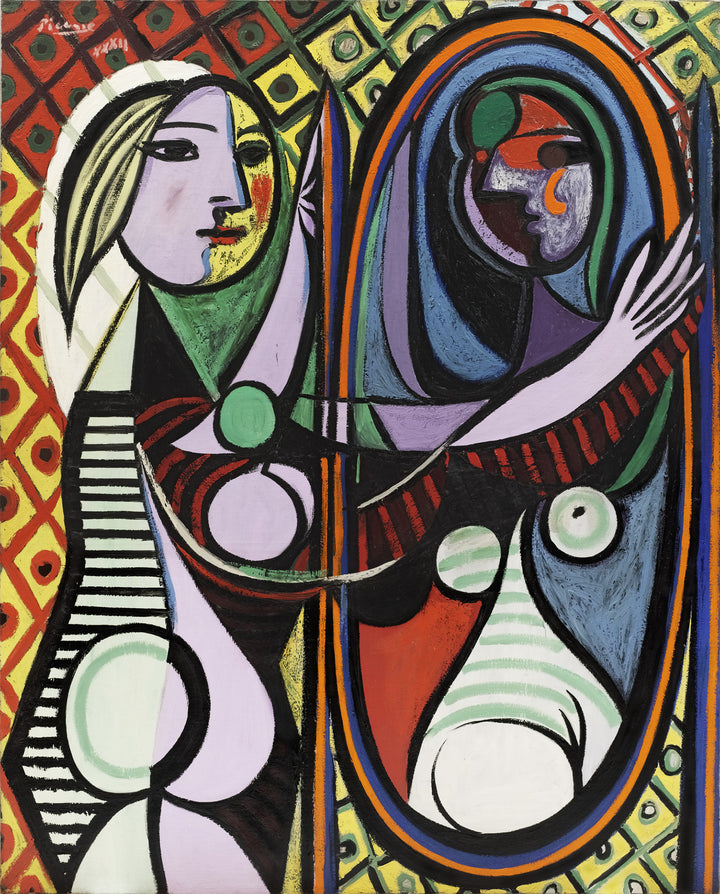 Chica frente a un espejo, Pablo Picasso
