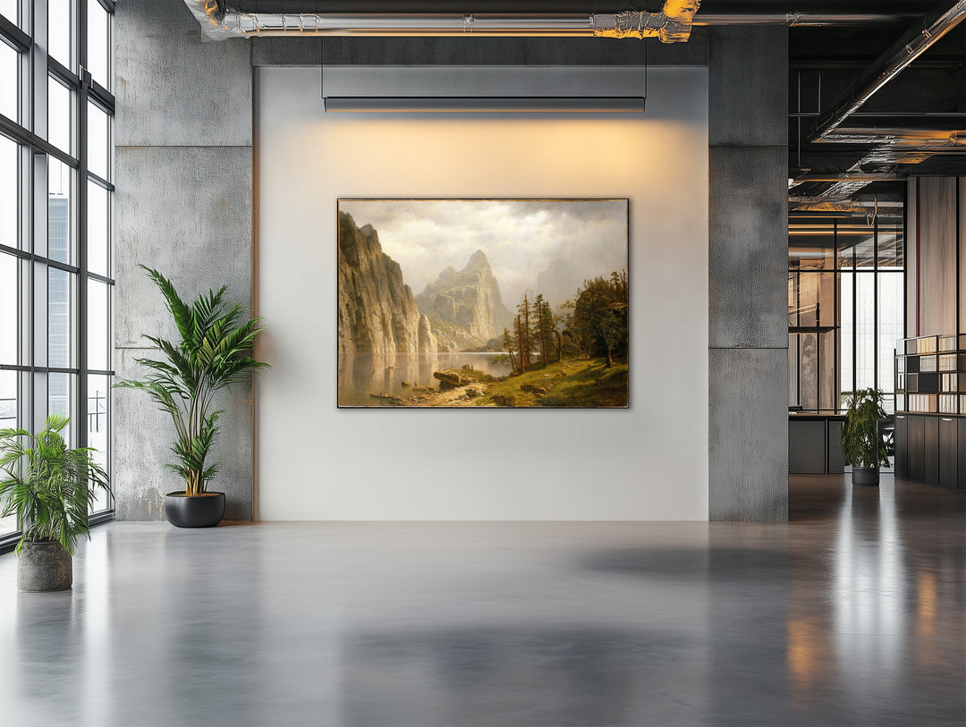 Río Merced, valle de Yosemite, Albert Bierstadt