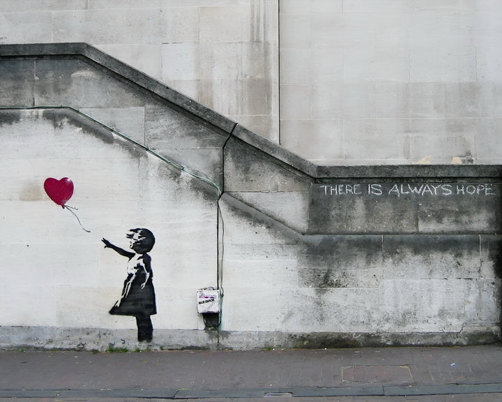 Niña con globo, Banksy