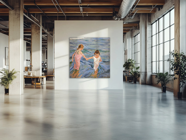 Niñas en el mar, Joaquín Sorolla