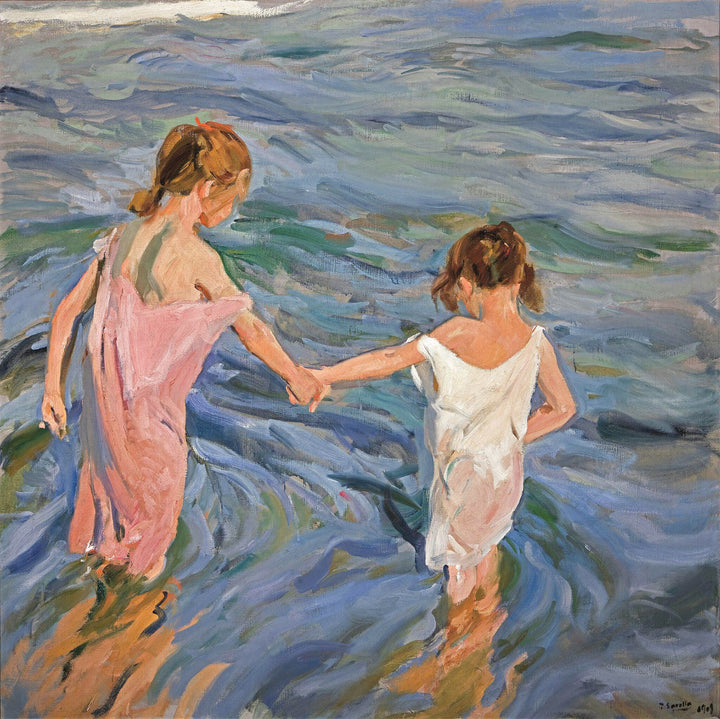 Niñas en el mar, Joaquín Sorolla