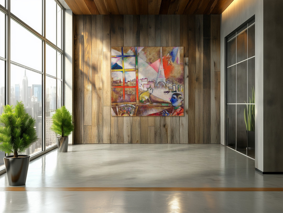 París a través de la ventana, Chagall