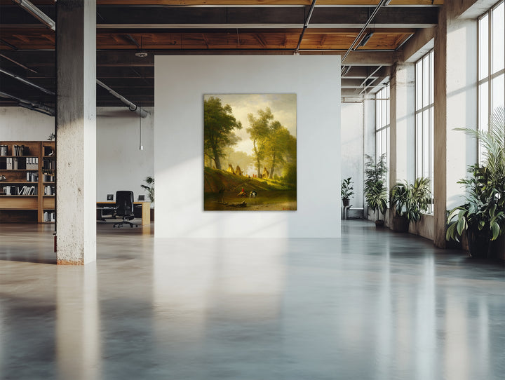 Río Lobo, Kansas, Albert Bierstadt