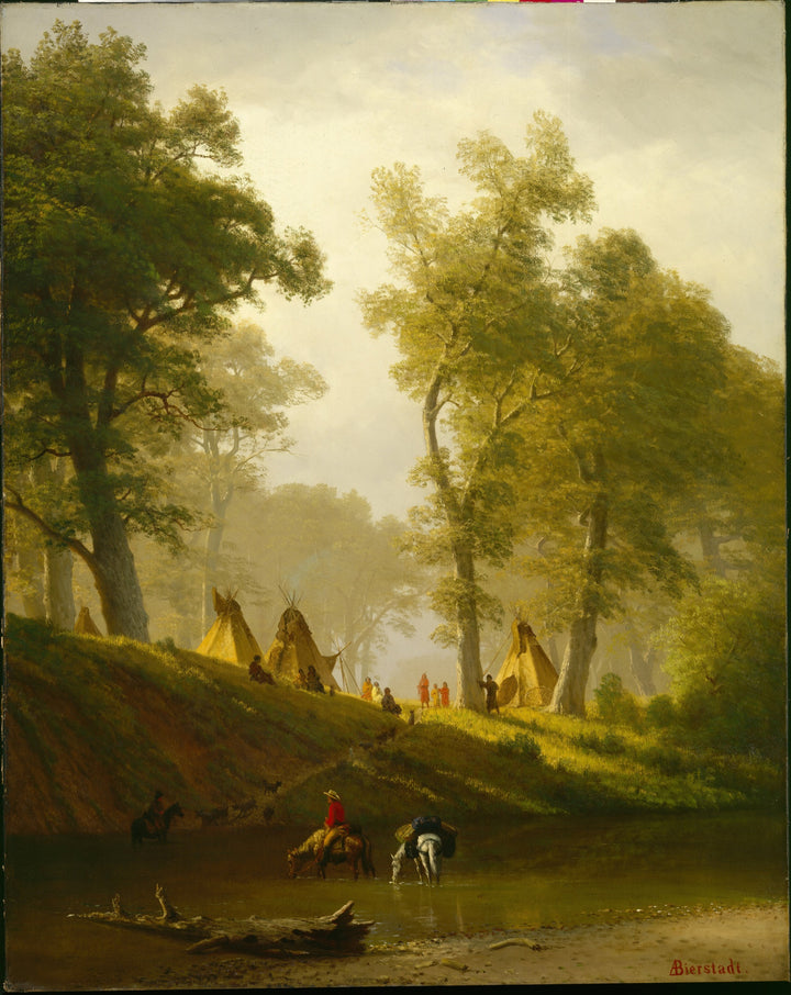 Río Lobo, Kansas, Albert Bierstadt