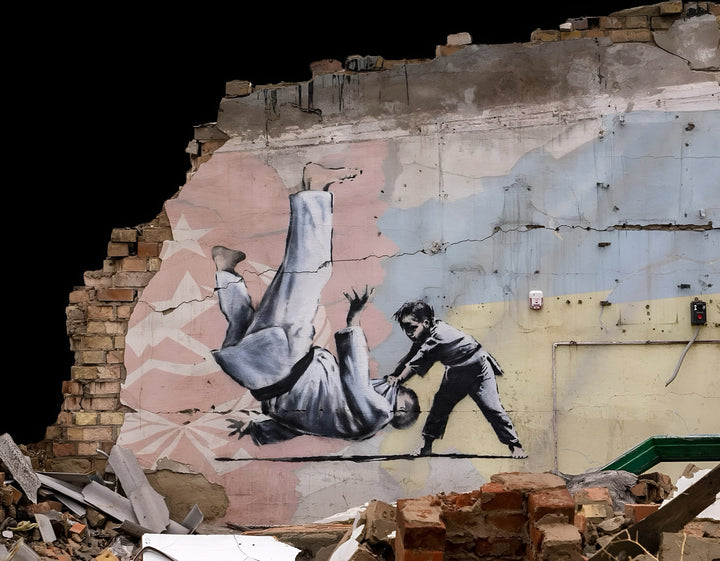 David y Goliat, Banksy