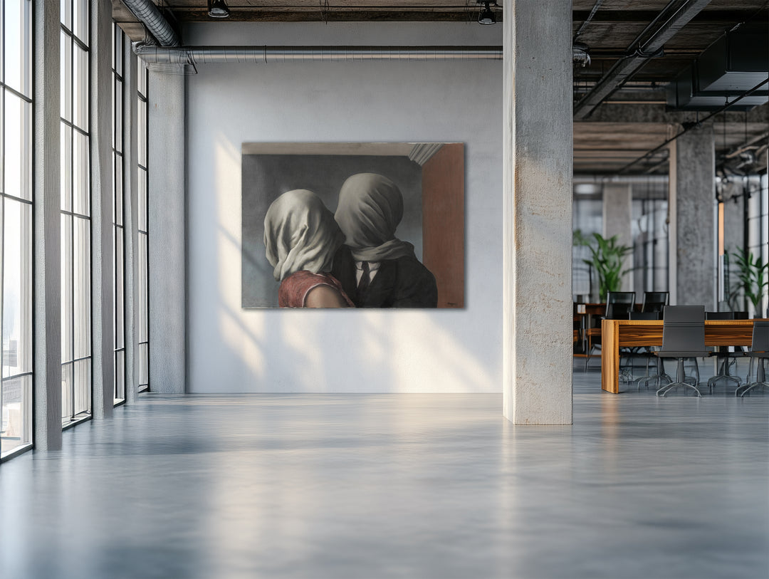 Los amantes, René Magritte