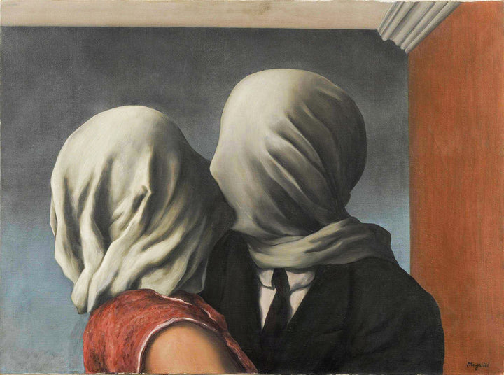 Los amantes, René Magritte