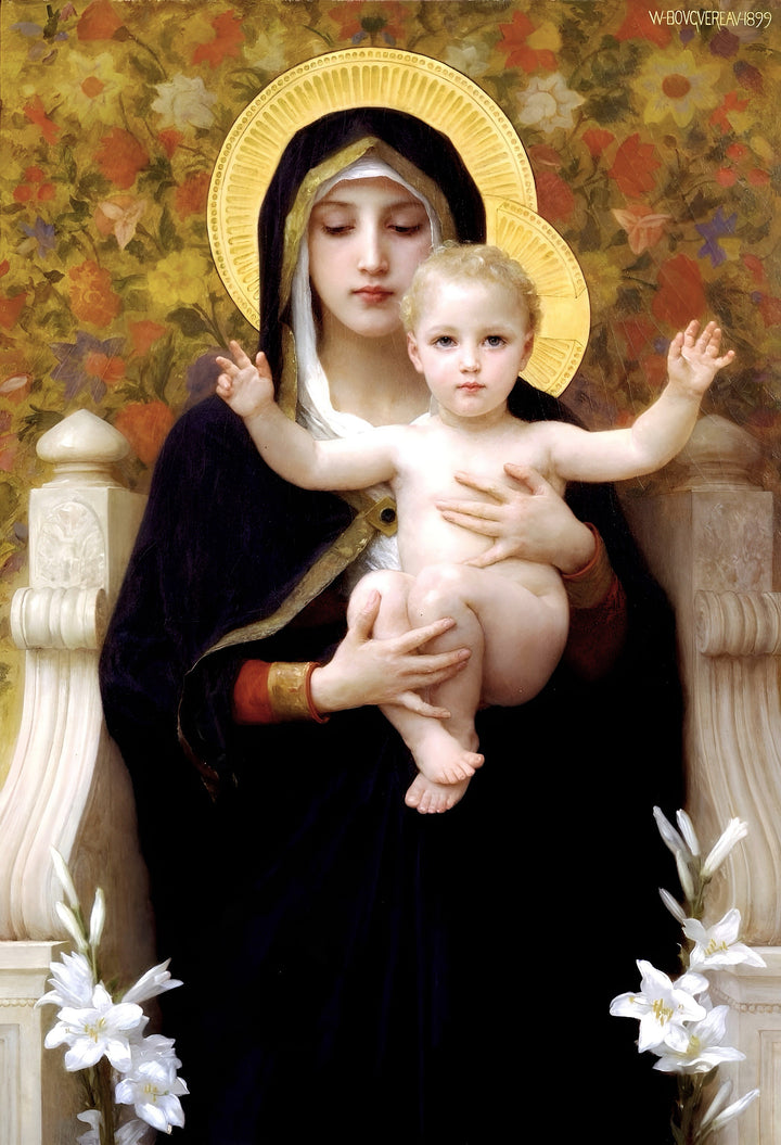 La Virgen de los lirios, Bouguereau
