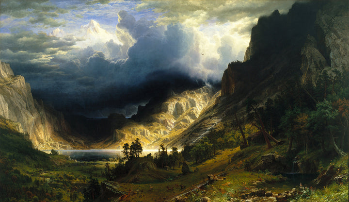 Tormenta en las Montañas Rocosas, Mt. Rosalie, Albert Bierstadt