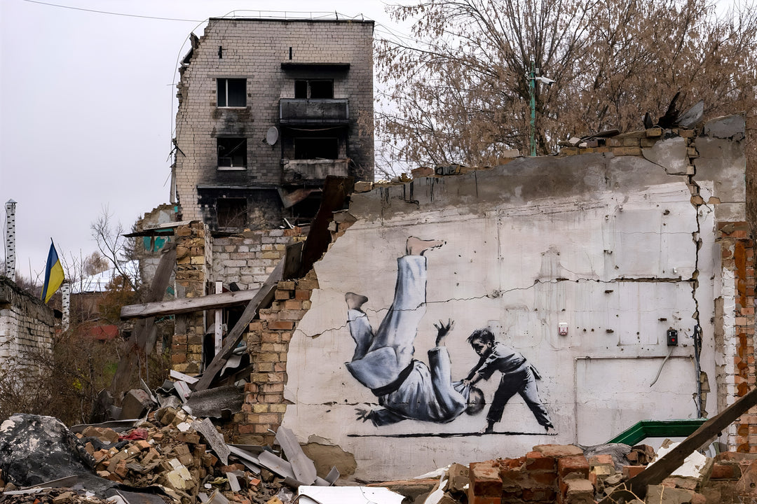 David y Goliat, Banksy