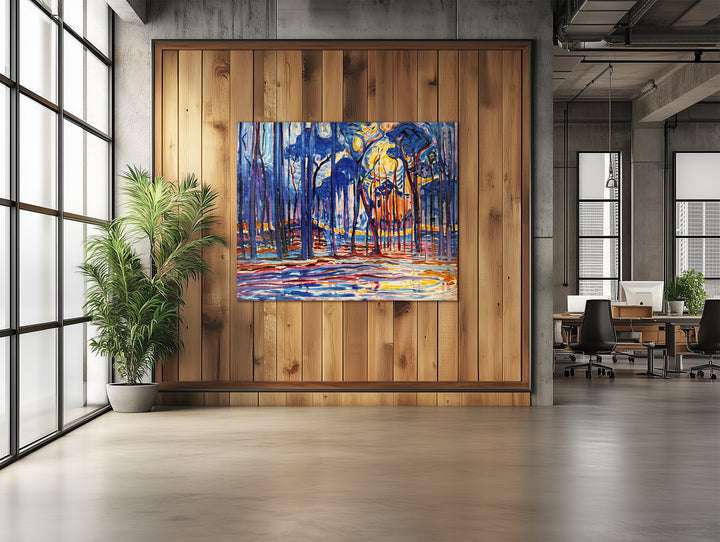 Bosque cerca de Oele, Mondrian